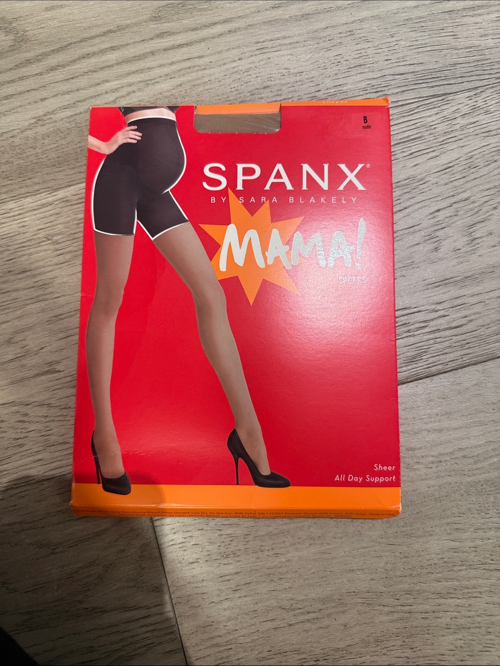 SPANX Mama Sheer Maternity Tights in Black